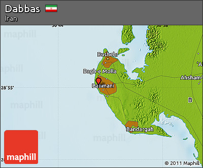 Physical Map of Dabbas