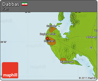 Physical Map of Dabbas