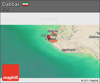 Satellite Panoramic Map of Dabbas
