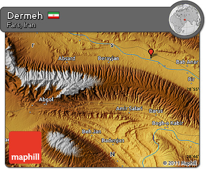 Physical Map of Dermeh