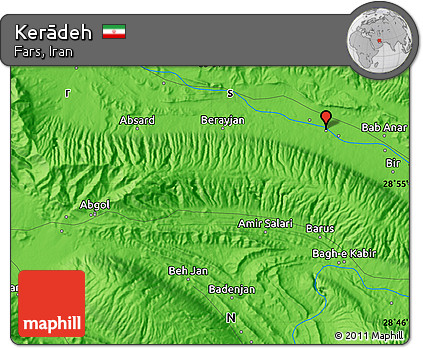 Political Map of Kerādeh