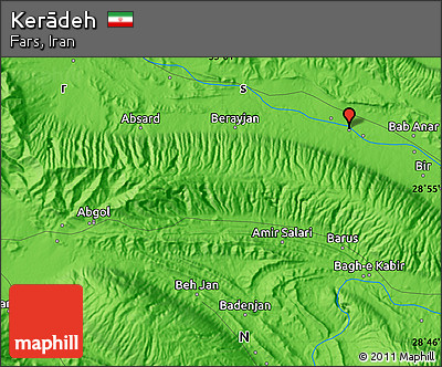 Political Map of Kerādeh