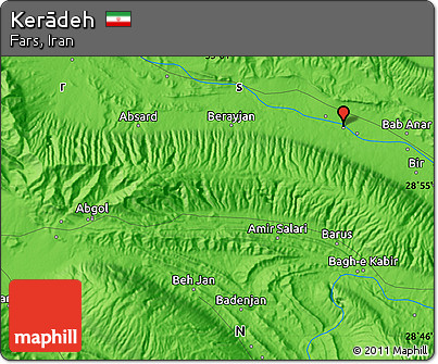 Political Map of Kerādeh