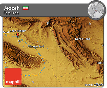 Physical Map of Jezzeh