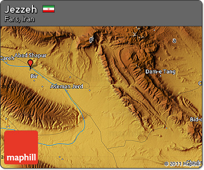 Physical Map of Jezzeh
