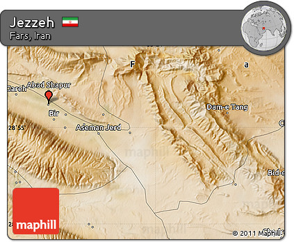 Satellite Map of Jezzeh