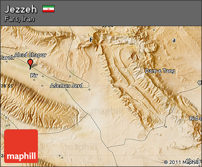 Satellite Map of Jezzeh