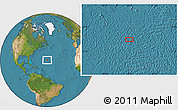 Satellite Location Map of the area around 28° 47' 8" N, 55° 10' 29" W