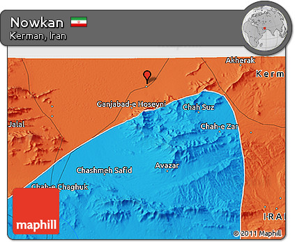 Political 3D Map of Nowkan