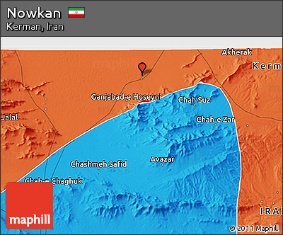Political 3D Map of Nowkan
