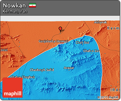 Political 3D Map of Nowkan