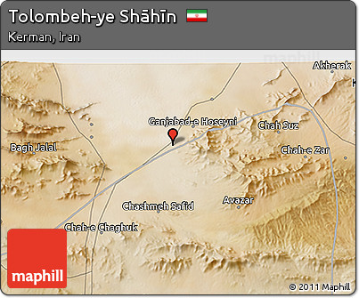 Satellite 3D Map of Tolombeh-ye Shāhīn