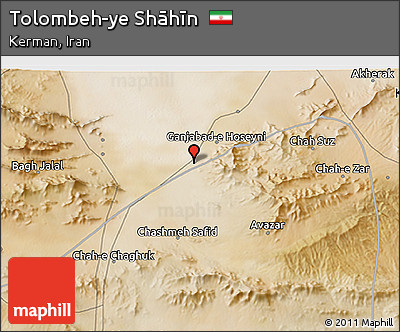 Satellite 3D Map of Tolombeh-ye Shāhīn