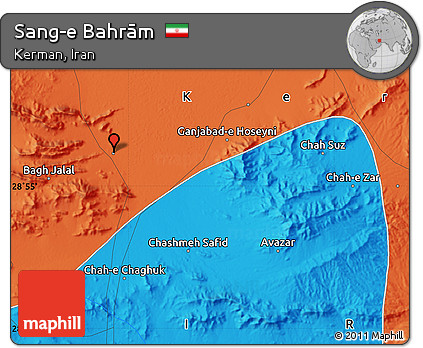 Political Map of Sang-e Bahrām
