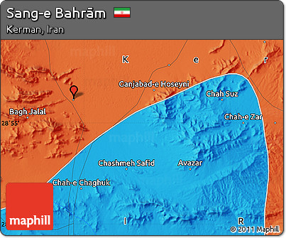 Political Map of Sang-e Bahrām