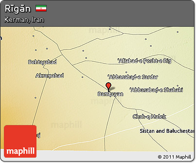 Physical 3D Map of Rīgān