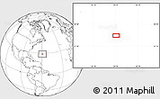 Blank Location Map of the area around 28° 47' 8" N, 59° 25' 29" W