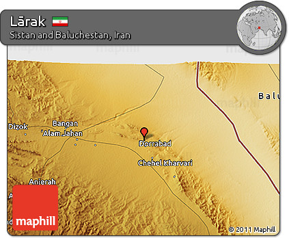 Physical 3D Map of Lārak