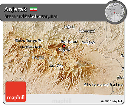 Satellite 3D Map of Anjerak