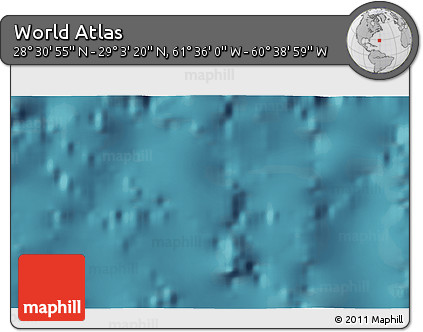 Satellite 3D Map of the Area around 28° 47' 8" N, 61° 7' 30" W