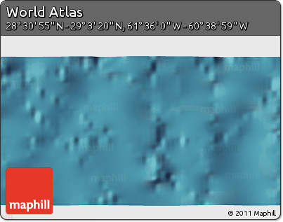 Satellite 3D Map of the Area around 28° 47' 8" N, 61° 7' 30" W