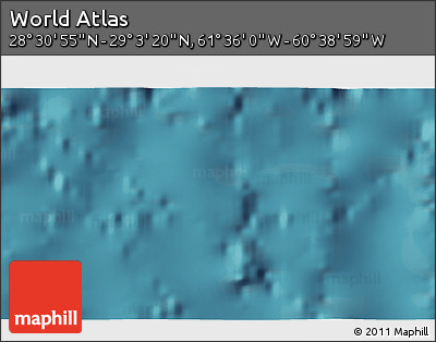 Satellite 3D Map of the Area around 28° 47' 8" N, 61° 7' 30" W
