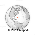 Outline Map of the Area around 28° 47' 8" N, 63° 40' 30" W, rectangular outline