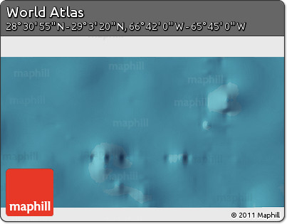 Satellite 3D Map of the Area around 28° 47' 8" N, 66° 13' 29" W