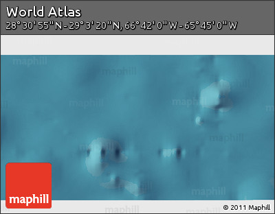 Satellite 3D Map of the Area around 28° 47' 8" N, 66° 13' 29" W