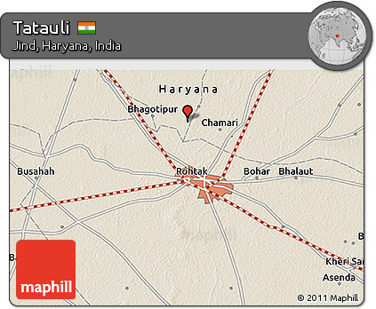 Shaded Relief 3D Map of Tatauli