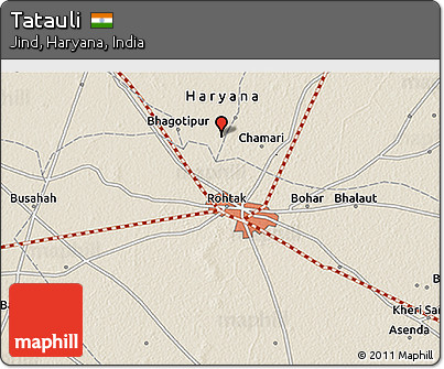 Shaded Relief 3D Map of Tatauli