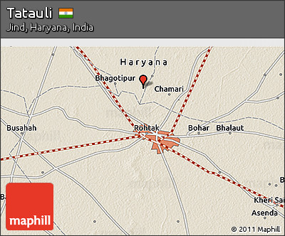 Shaded Relief 3D Map of Tatauli