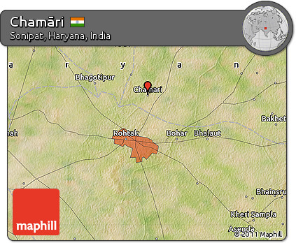 Satellite Map of Chamāri