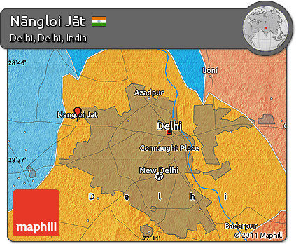 Political Map of Nāngloi Jāt