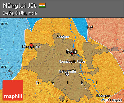 Political Map of Nāngloi Jāt