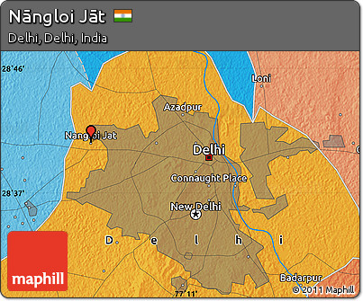 Political Map of Nāngloi Jāt