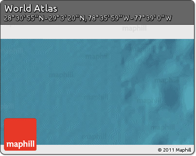 Satellite 3D Map of the Area around 28° 47' 8" N, 78° 7' 30" W