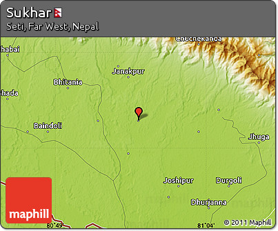 Physical Map of Sukhar