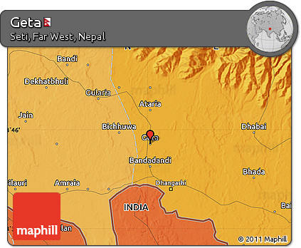 Political Map of Geta