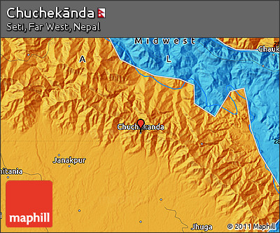 Political Map of Chuchekānda