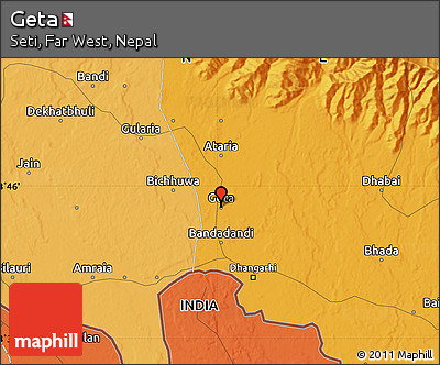 Political Map of Geta