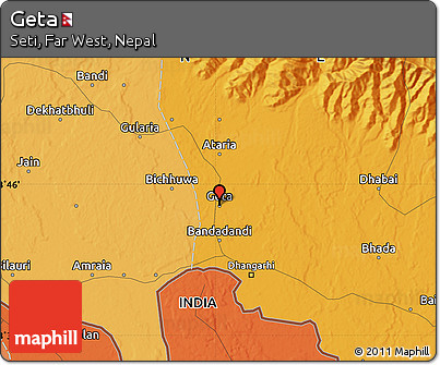 Political Map of Geta