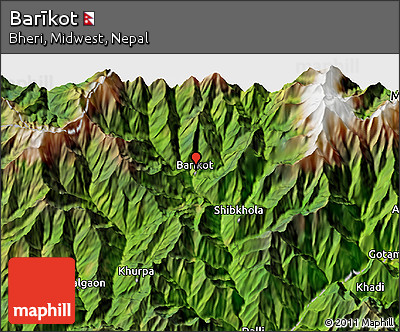 Satellite 3D Map of Barīkot