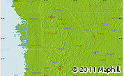 Physical Map of Citrus Springs