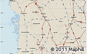 Shaded Relief Map of Citrus Springs