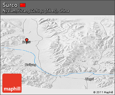 Physical Panoramic Map of Surco