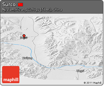 Physical Panoramic Map of Surco