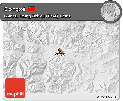 Physical 3D Map of Dongxê