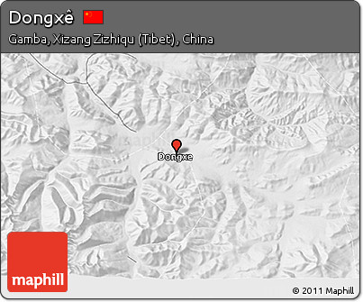Physical 3D Map of Dongxê