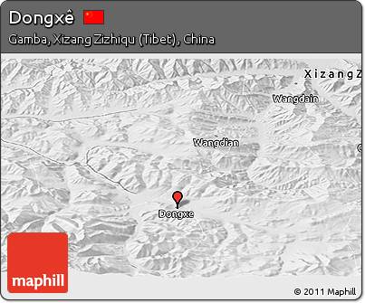 Physical Panoramic Map of Dongxê
